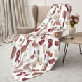 thumbnail image 3 of Fuzoiu Different Meat Print Flannel Throw Blanket,Light Weight Warm Decorative,Throw Blanket Cover for Sofa, Couch, Bedroom,Travel-50"x40", 3 of 6