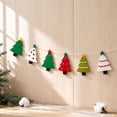 thumbnail image 6 of Christmas Tree Shaped Garland Banner, Felt Christmas Tree Hanging Bunting with Star Topper, Multicolor Xmas Tree Pendant Garland for Mantel Wall Fireplace Holiday Party Decoration, 6 of 8