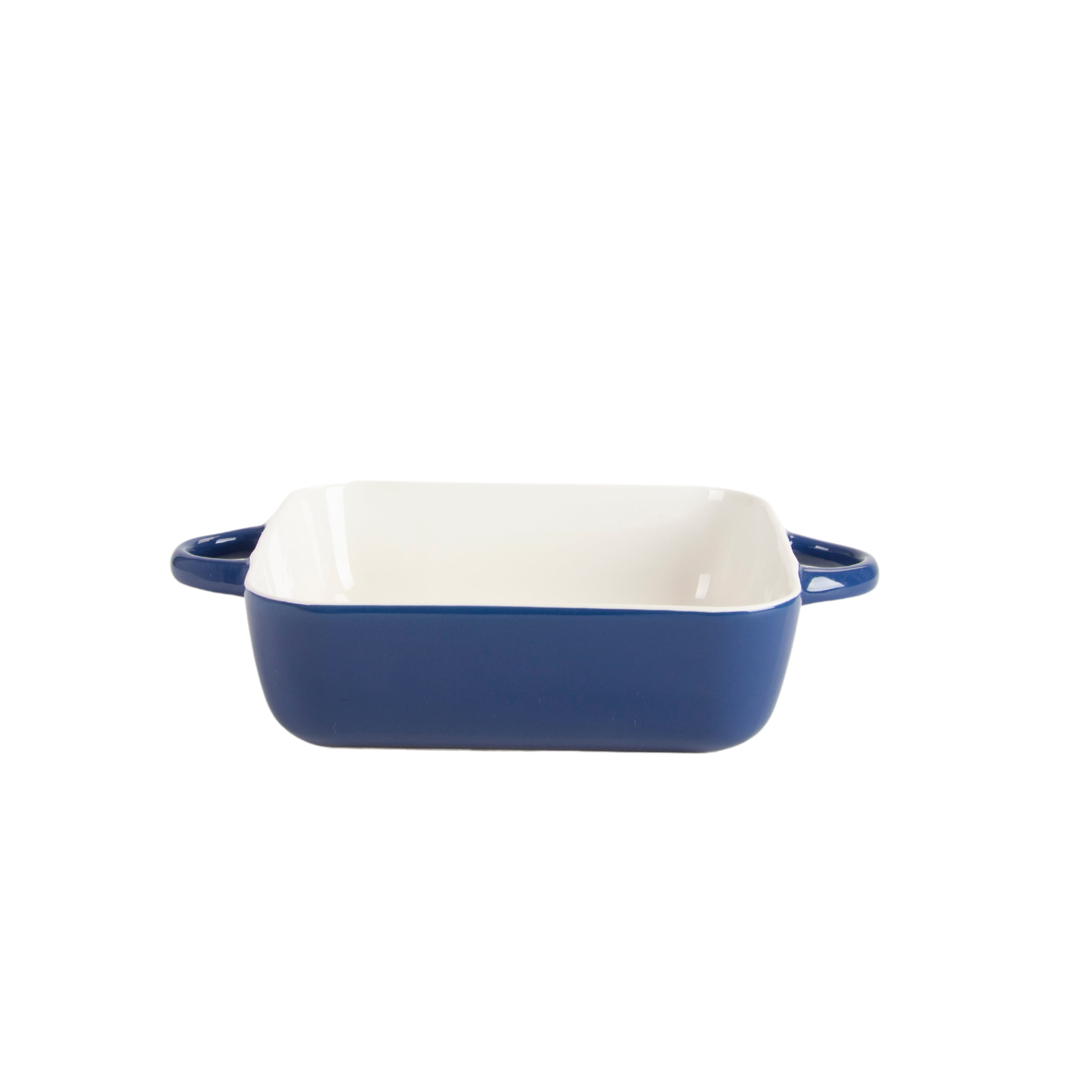 10 Strawberry Street Sienna Square 10" and 8" Stoneware Bakeware Set of 2, Blue
