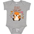 thumbnail image 3 of Inktastic Gigi Loves Me Cute Baby Fox Boys or Girls Baby Bodysuit, 3 of 5