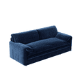 thumbnail image 7 of Queen Sleeper Sofa Bed, 3-in-1 Convertible Pull Out Sofa with Storage, Multi-Functional Velvet Loveseat for Living Room, Bedroom, Apartment, Space Saving, Blue, 7 of 7
