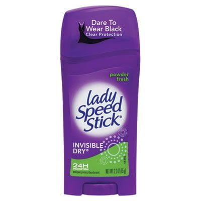 Lady Speed Stick Antiperspirant Deodorant, Invisible, Powder Fresh - 2.3 oz