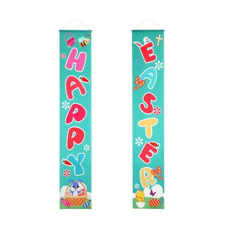 Easter curtain banner Easter couplet 30*180