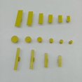 thumbnail image 4 of 16-Piece Car Dent Repair Tool and Puller Set, Dent Puller Tabs 16Pcs Car Body Dent Removal Pulling Tabs Paintless Repair Tool Glue Tabs for Automobile Dent Repair Hail Damage Removal Tools (Green), 4 of 7