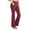 Red, variant on iOPQO Yoga Pants For Women Women Yoga Pants High Waist Flare Leggings Wide Straight Leg Sports Trousers Flared Trousers With Pocket For Yoga Pilates Fitness Grey + S