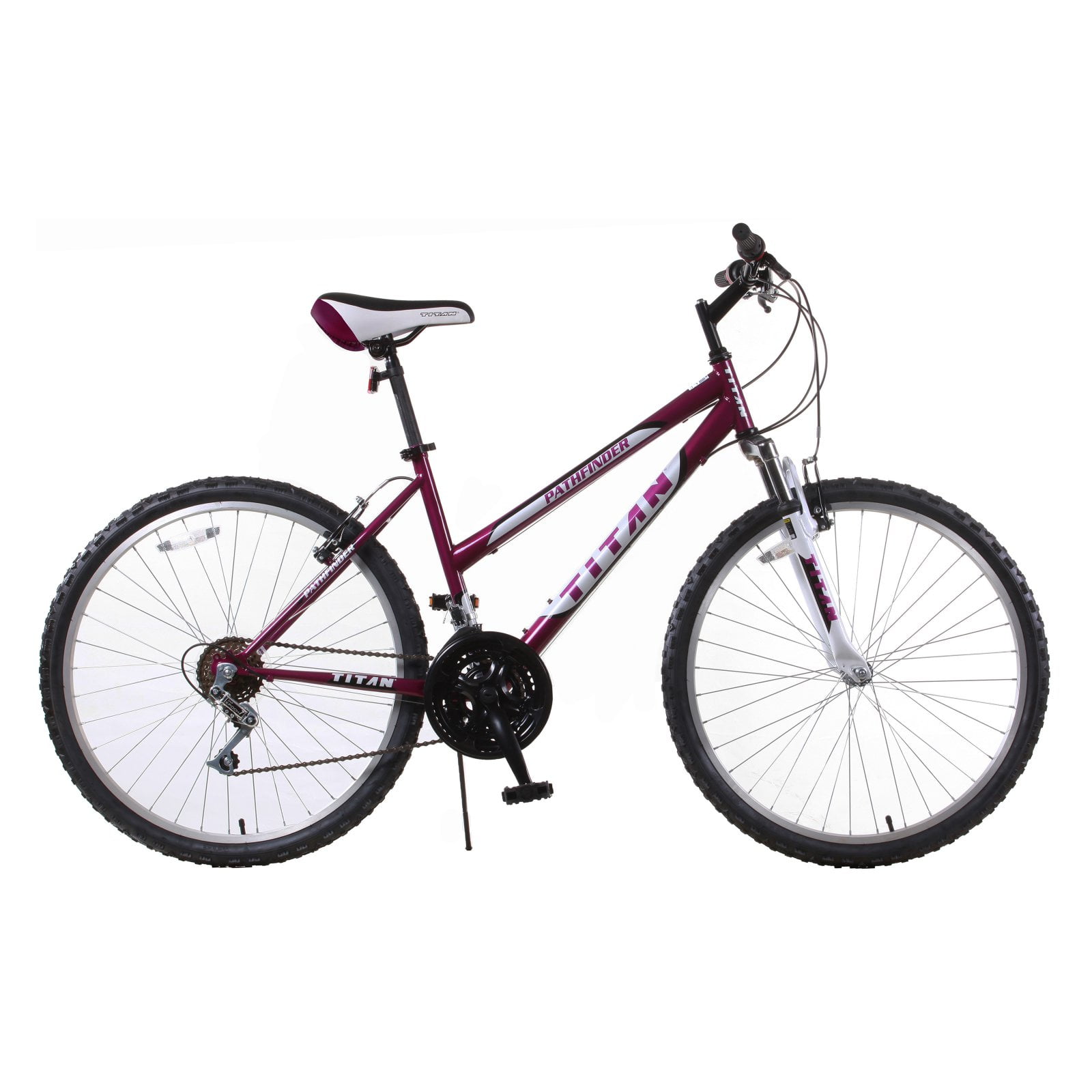 18-Speed Mountain Bike, Purple 