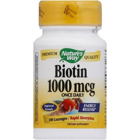 Nature's Way Biotin Lozenges, 100 CT
