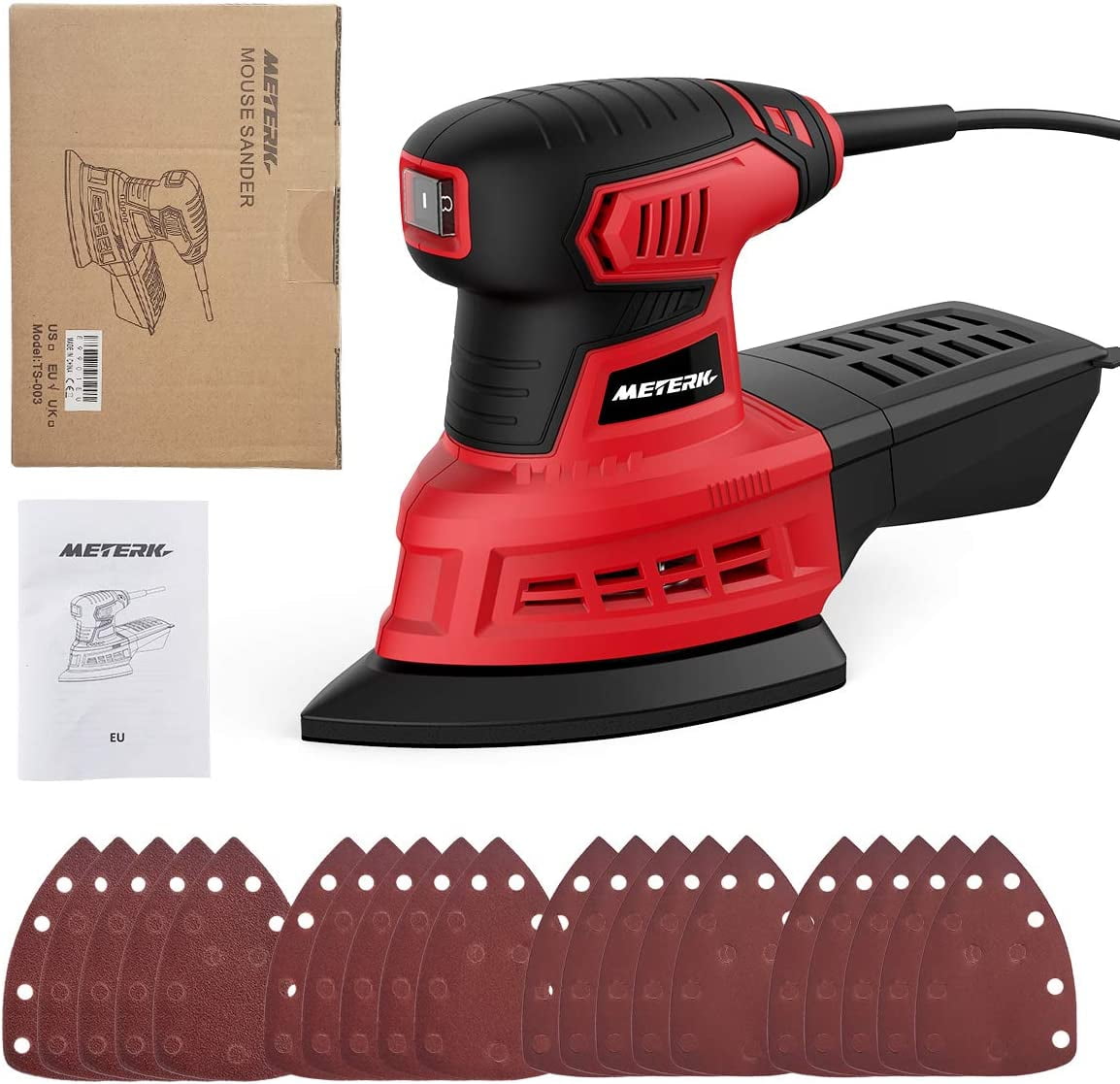 Meterk Mouse Detail Sander, 200W 