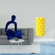 thumbnail image 2 of Escultura De Figura De Pensador Abstracto Y Florero De Porcelana Para Oficina, Bar, Boda, Mesa, Sala De Estar, Decoración Y Arreglos., 2 of 8