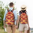 thumbnail image 5 of Naloa Red Cars Canvas Backpack for Men Women Rucksack Casual Travel Daypack College Tote Satchel Bookbag for Teens-Medium, 5 of 7