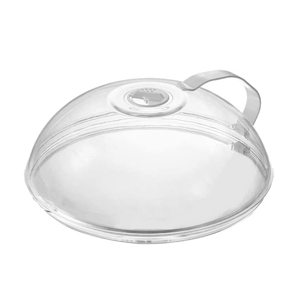 Kitechildhood Microwave Plate Cover with Steam Vents Dish Cover Microwave Splatter Cover Transparent 