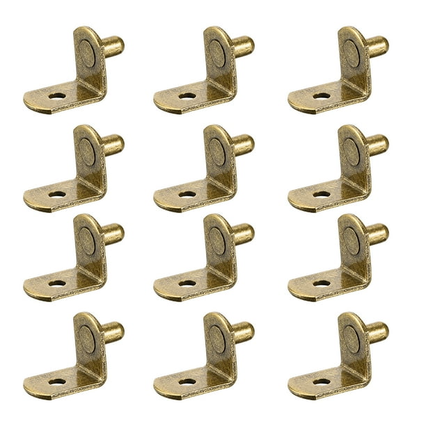 Shelf Support Peg 5mm L Cabinet Bracket W Hole For Kitchen Furniture Book Shelve Supplies Bronze 50pcs Com Cabinet Shelf Bracket Peg, Kitchen Cabinet Hardware Brackets