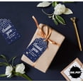 thumbnail image 4 of Inkdotpot Pack Of 100 Real Silver Foil Paper Tags ThankYou From The New Wedding Favor Hang Tags, 4 of 6