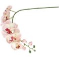thumbnail image 2 of 4 piezas de orquídeas artificiales, flores artificiales decorativas, flores artificiales, tallo de flor artificial, falaenopsis de seda falsa, simulación de tacto real JM, 2 of 5