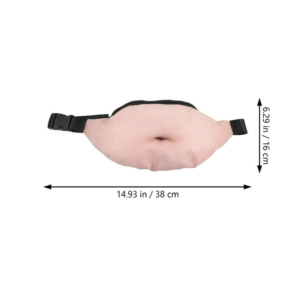 Toyandona Reusable Prank Waist Bag with Wrinkle Resistant Material for Storage Use