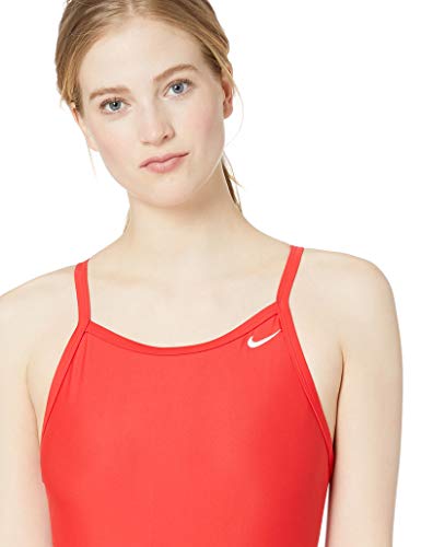 nike women's solid racerback one piece swimsuit