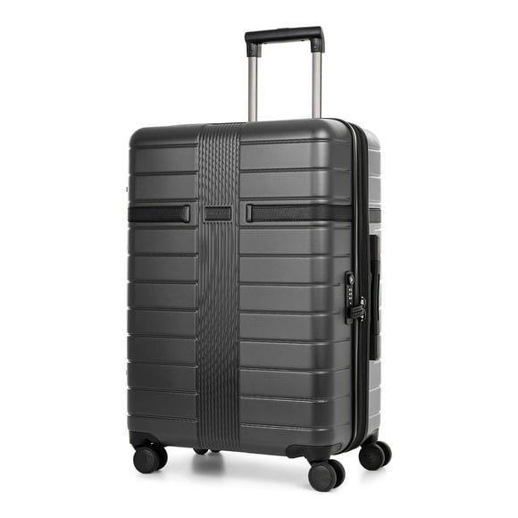 Bugatti Hamburg Hardside Luggage 24 inch (Charcoal)