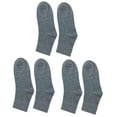 thumbnail image 2 of harmtty Winter socks 3 Pairs Cotton Socks Breathable Solid Color Super Soft Sweat-absorbent Non-Fading Protective Washable Men Cozy Mid-Tube Socks for Men Grey, 2 of 7