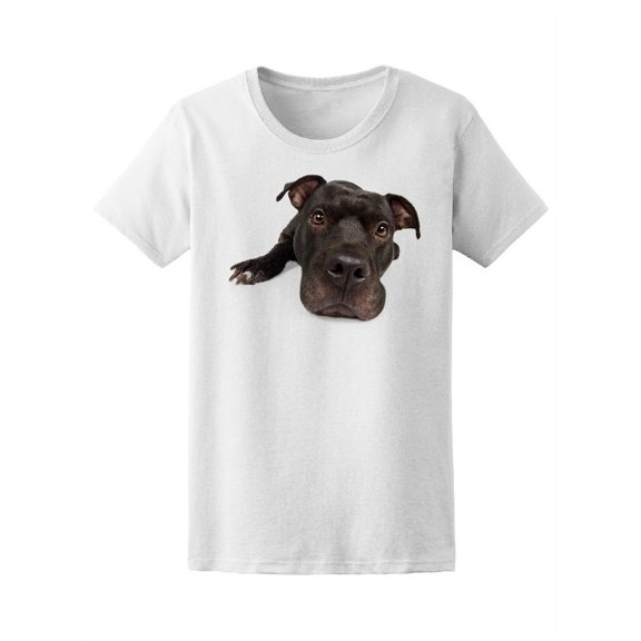 Black Pit Bull Dog Tee Women's -Image by Shutterstock
