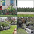 thumbnail image 4 of 5 Pack Decorative Garden Fence Rustproof Iron Landscape Wire Folding Fencing Edge Patio Flower Bed, 4 of 4