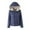 Navy, variant on Women's Ultra Light Weight Packable Down Jacket with Removable Hoodie