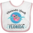 thumbnail image 3 of Inktastic Clearwater Beach Florida Trip Girls Baby Bib, 3 of 4