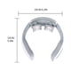 thumbnail image 4 of Xihbxyly Masajeador de Cuello, Protector Cervical Inalámbrico con Calefacción, Dispositivo Portátil para La Columna Cervical, Intensidad Ajustable de 15 Niveles, para Uso En Casa, Oficina y Viajes, A, 4 of 7