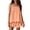 Orange, variant on Hueook Gingham Pajamas for Women Set Fall 2 Piece Outfits Plaid Two-Piece Pajama Camisole Top Wide Leg Shorts Light Blue S