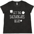 thumbnail image 3 of Inktastic Let the Shenanigans Begin Women's Plus Size T-Shirt, 3 of 5
