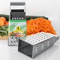 thumbnail image 3 of 4 Sides Multifunction Stainless Steel Garlic Chopper Potato Vegetable Slicer, 3 of 5