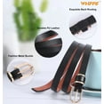 thumbnail image 7 of WHIPPY Women's Leather Skinny Waist Belt for Jeans Pants Dresses Plus Size, 7 of 7
