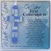 thumbnail image 3 of First Communion Gift for Boy - Handmade in USA Blue Mosaic Glass Cross with Sentiment, 3 of 10