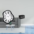 thumbnail image 2 of Reloj de pared,Reloj de pared interior nórdico con números romanos,Organizador de almacenamiento de escritorio,Soporte de madera para mando a distancia,Organizador remoto con 2 compartimentos, 2 of 8