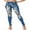 Medium Blue, variant on Purple Candy Womens Juniors High Rise Distressed Denim Skinny Jeans (S, Medium Blue)