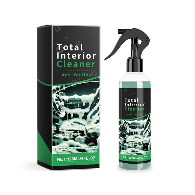WLOELOEW Car Interior Cleaner Spray For Leather Fabric And Plastic Surfaces Automotive Cleaning Solution Interior Cleaner