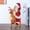 .Red, variant on ​Self-Walking Santa on Reindeer Sleigh - 8.5" Musical Light-Up Christmas Toy w/ Obstacle Avoidance (Batteries Not Included)​​ Red