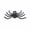 Black, variant on Halloween Pet Spider Costume L Funny Big Chest Back Soft Plush Cosplay Outfit Cats Large Dogs Black Party Prop