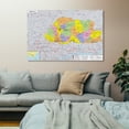 thumbnail image 4 of The Kingdom of Bhutan Map Posters Print Photo Art Painting Canvas Poster Home Decorative Bedroom Modern Decor Posters Gifts 24x36inch(60x90cm), 4 of 6