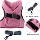 thumbnail image 4 of Arnés y correa para gatos, ultraligero, a prueba de escapes, ajustable, de malla suave, acolchado, chaleco para correr, chaqueta para gatitos, mascotas, cachorros, M, rosa, 4 of 6