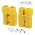 thumbnail image 2 of Conector rápido de batería Unique Bargains de 6 gauge y 50A para arnés de cableado de auto-remolque, amarillo, 2 piezas, 2 of 3