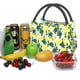 thumbnail image 3 of Fotbe Lilies Flowers Bolsa Térmica Portátil con Estampado, Bolsa de Entrega de Alimentos Aislada, Bolsa Reutilizable de Gran Capacidad para Comidas y Supermercado, 3 of 6
