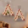 thumbnail image 6 of WETRBWEH 2 Pack Floating Shelves for Wall, Hanging Shelves Wall with Light Strip,Floating Shelves for Wall No Drilling Aesthetic Room Decor for Home, 6 of 8