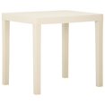thumbnail image 1 of vidaXL Garden Table White 79x65x72 cm Plastic, 1 of 5