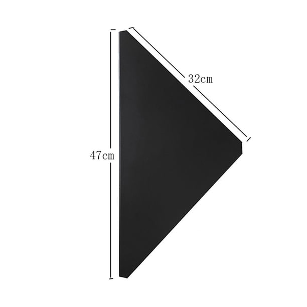Tablero Triangular Placa de conector de esquina de tablero triangular de mesa de malla plegable para exteriores (negro) Sywqhk Para Estrenar