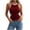 *Wine, variant on VBVC Women's Contrast Trim Side Cutout Ribbed Tank Top , Ladies' Slim Fit Sleeveless Cami , Summer Y2K Trendy Streetwear Shirt For Women,Black,S-2XL