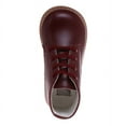 thumbnail image 6 of Josmo Unisex Walking Shoes First Walker Leather Woven Ostritch (Infant Toddler) Burgundy, Size: 6.5, 6 of 9