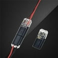 50PCS 2 Pin Double-Wire Plug-in Connector with Locking Buckle Universal ...