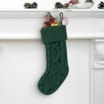 thumbnail image 4 of Steadlien Oversized Knitted Christmas Stocking - Soft Yarn Holiday Hanging Ornament - Festive Gift Bag for Candy and Small Presents Seasonal Decoration, 4 of 5