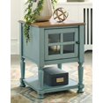 thumbnail image 2 of Signature Design by Ashley Casual Mirimyn Accent Cabinet  Teal/Brown, 2 of 7