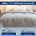 thumbnail image 6 of Microfiber Duvet Insert Lightweight Soft Comforter, All Season Breathable Warm Bedding for Bedroom Guest Room Dorm, Easy Care Washable Insulating Comforter Core, 6 of 6